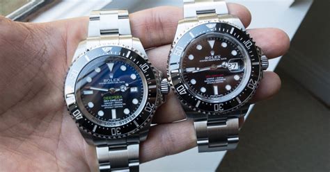 rolex sea dweller size comparison|Rolex Sea-Dweller 43 thickness.